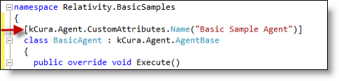 code for setting Name attribute