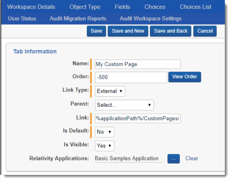 Tabs layout