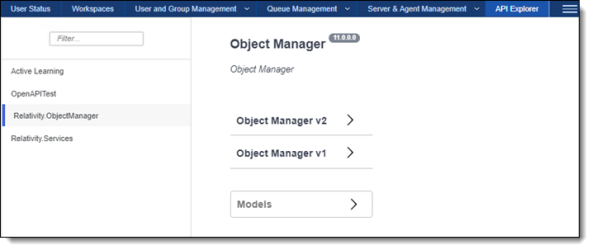 Versioned services