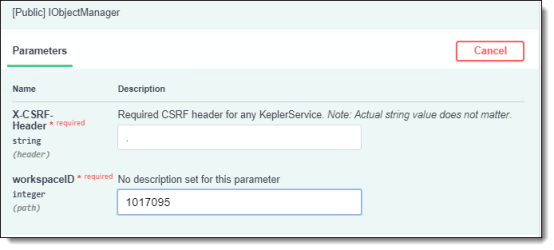 HTTP header settings