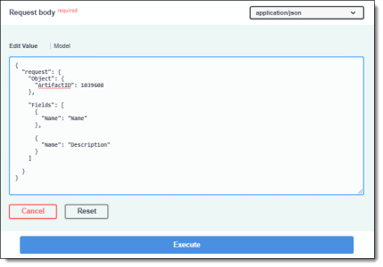 Request body settings