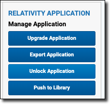 Unlock Application button