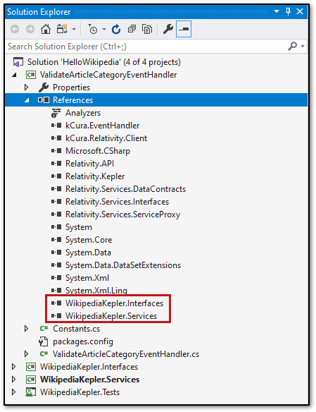 Solution Explorer
