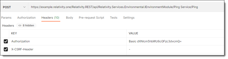 HTTP headers