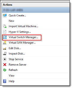 Actions pane