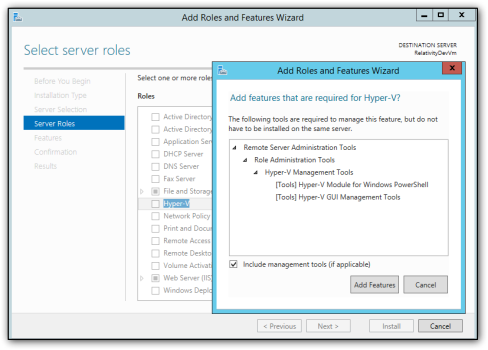 Hyper-V Management Tools
