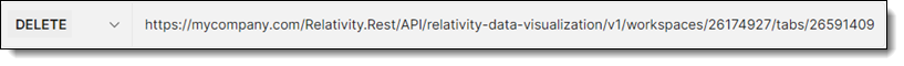 DELETE request