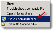 Run as administrator option for Debugging Monitor