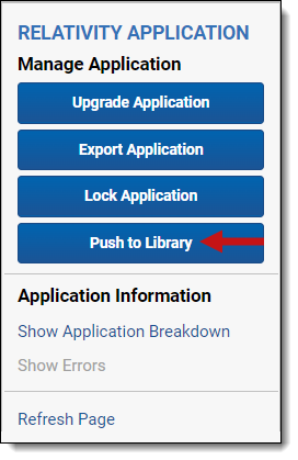 Push to Library button