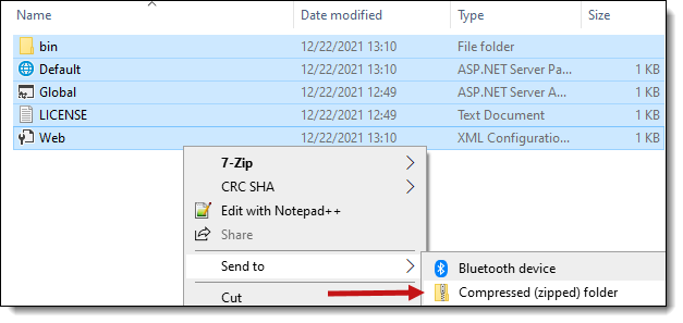 Custom page archive