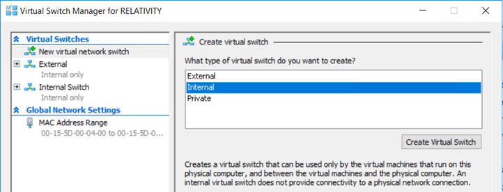 Virtual Switch Manager