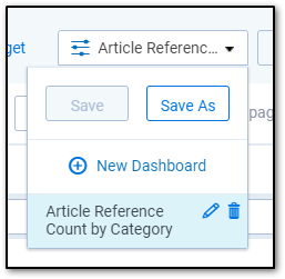 Article Reference dashboard option