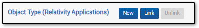 Object type buttons