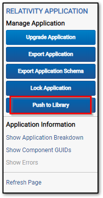 Push to Library button