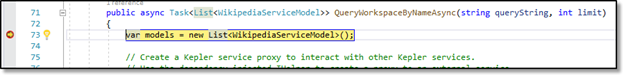 Triggering a breakpoint