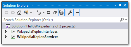 Solution Explorer