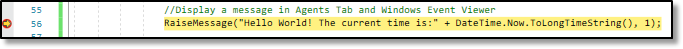 Breakpoint in Visual Studio