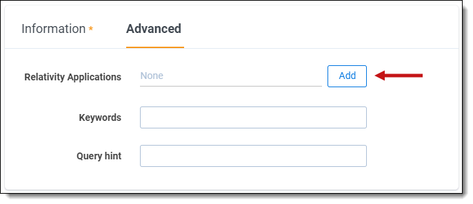 Saved search miscellaneous information
